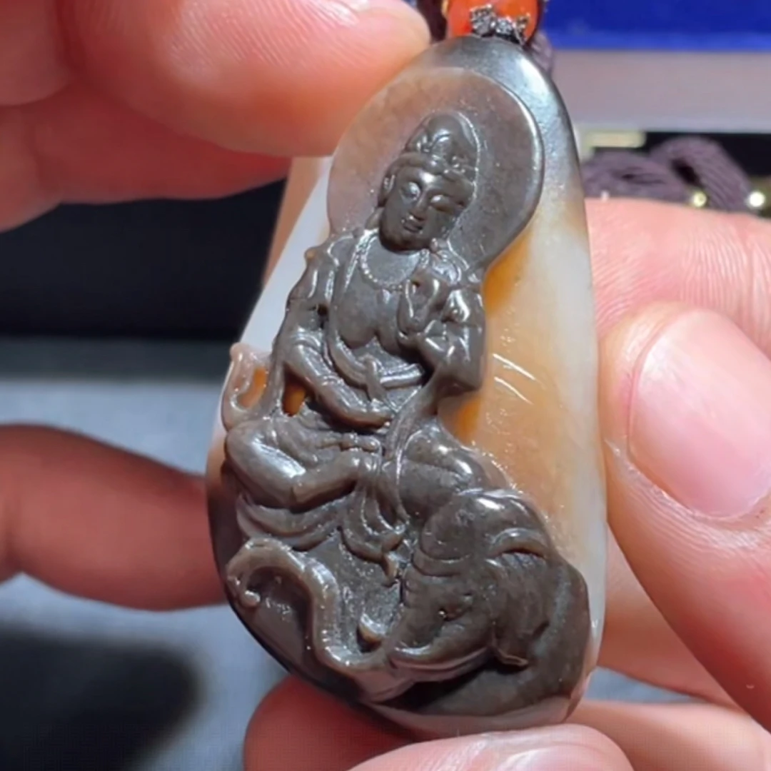 和田玉玉石挂件 d1218拍一发一