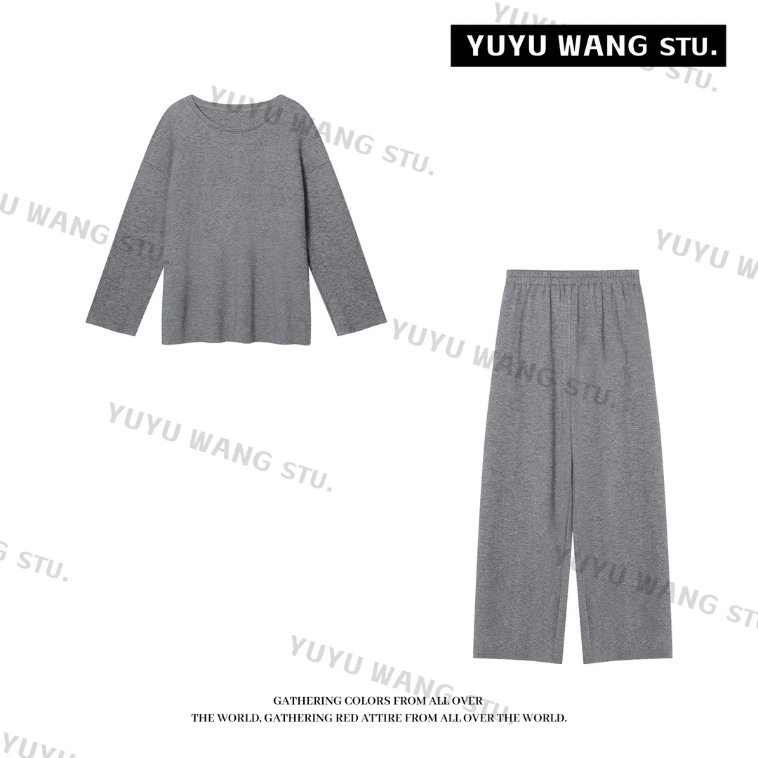 YUYU WANG 【桑晚】灰色套装 RBZ2FD416