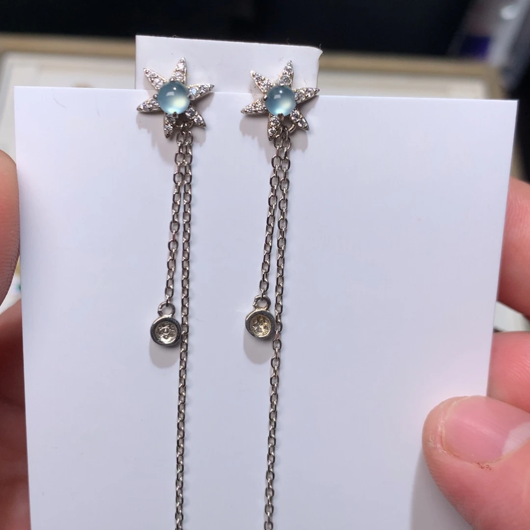 翡翠颈饰银S925镶嵌0008