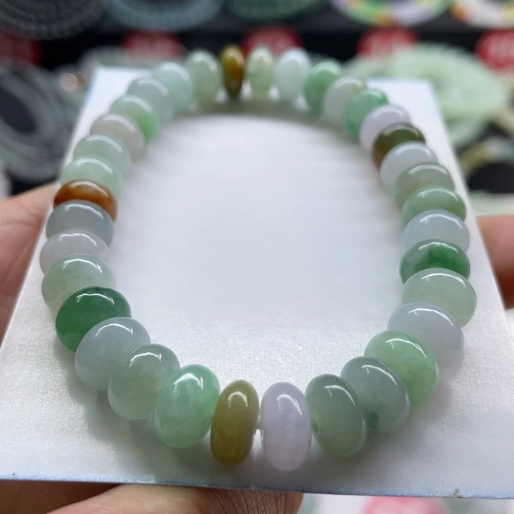 未镶嵌手链翡翠卡8.8