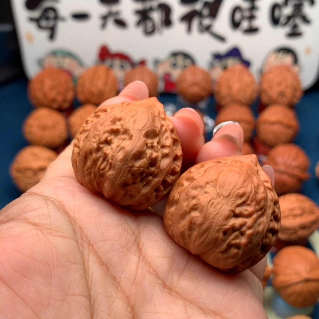文玩核桃把件水晶佛肚