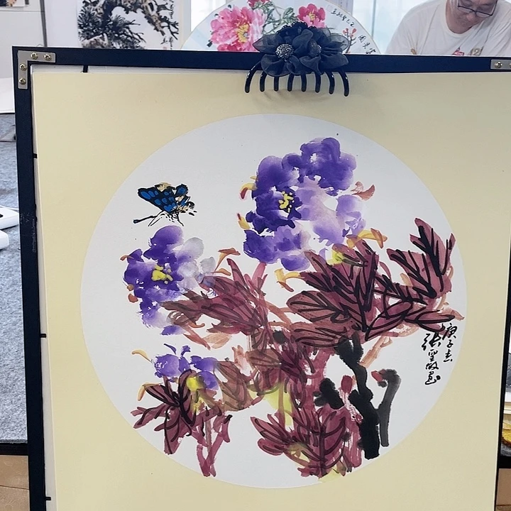 国画张圣敏先生纯手绘作品