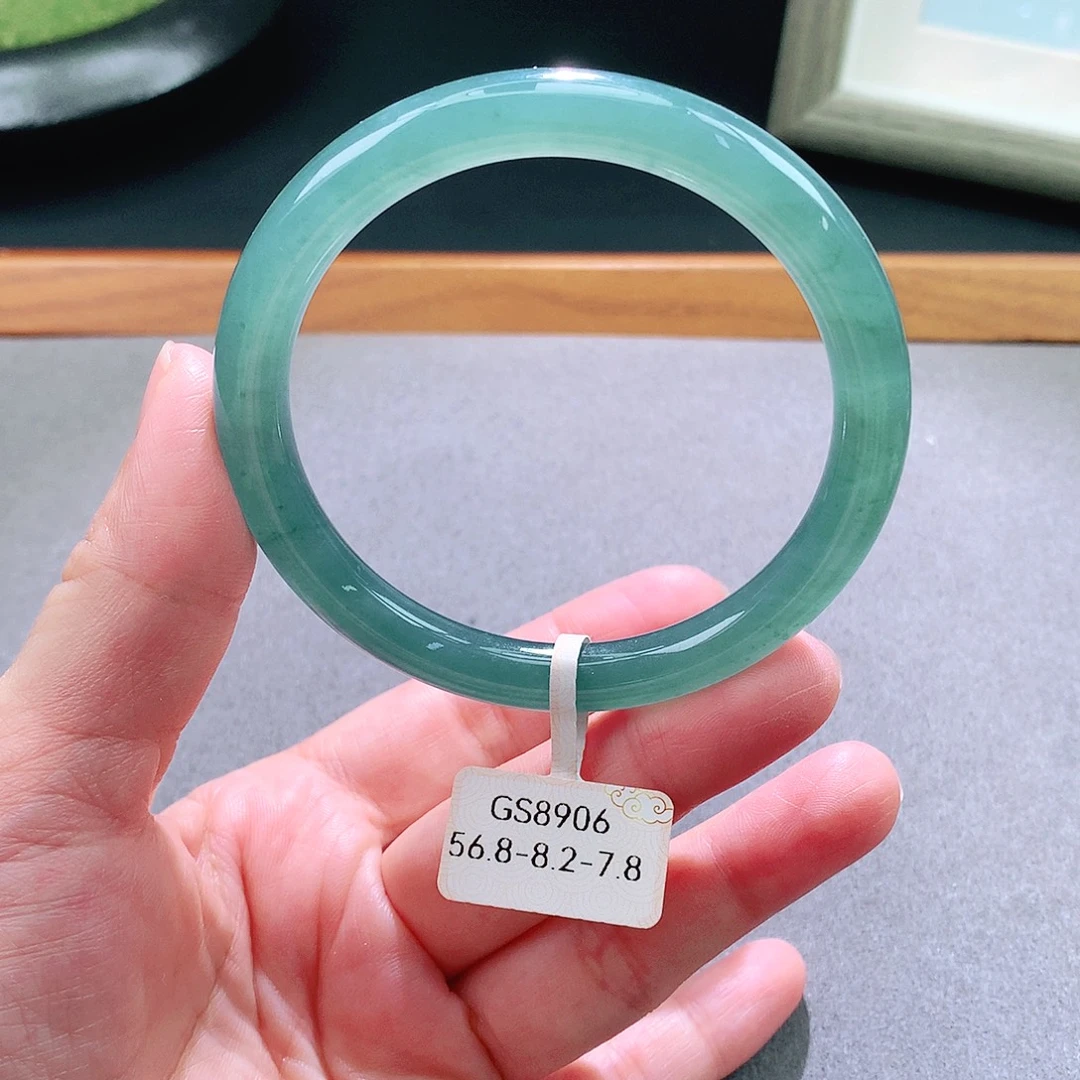 翡翠未镶嵌手镯天然翡翠手镯a货