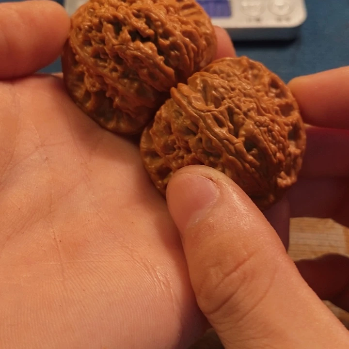 文玩核桃吊坠全品白狮子42