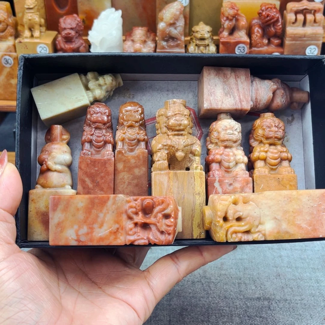 寿山石印石毒*闪购商品瑕疵料10方