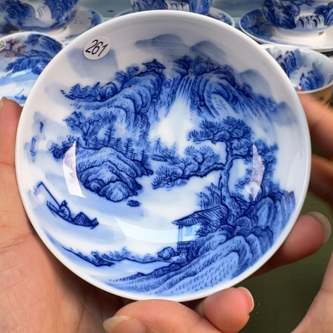 景德镇纯手绘茶具圆圆261