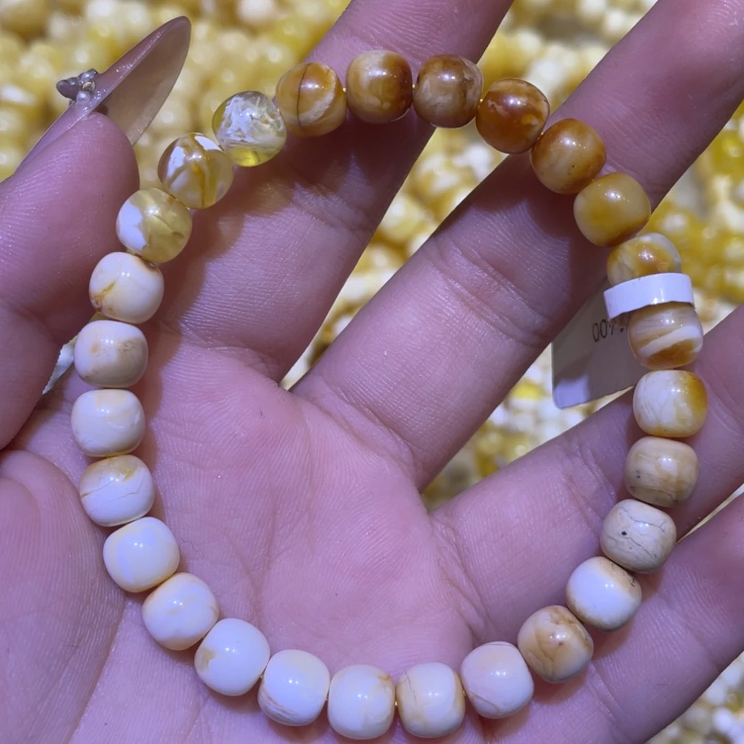 手绳琥珀未镶嵌7.5m