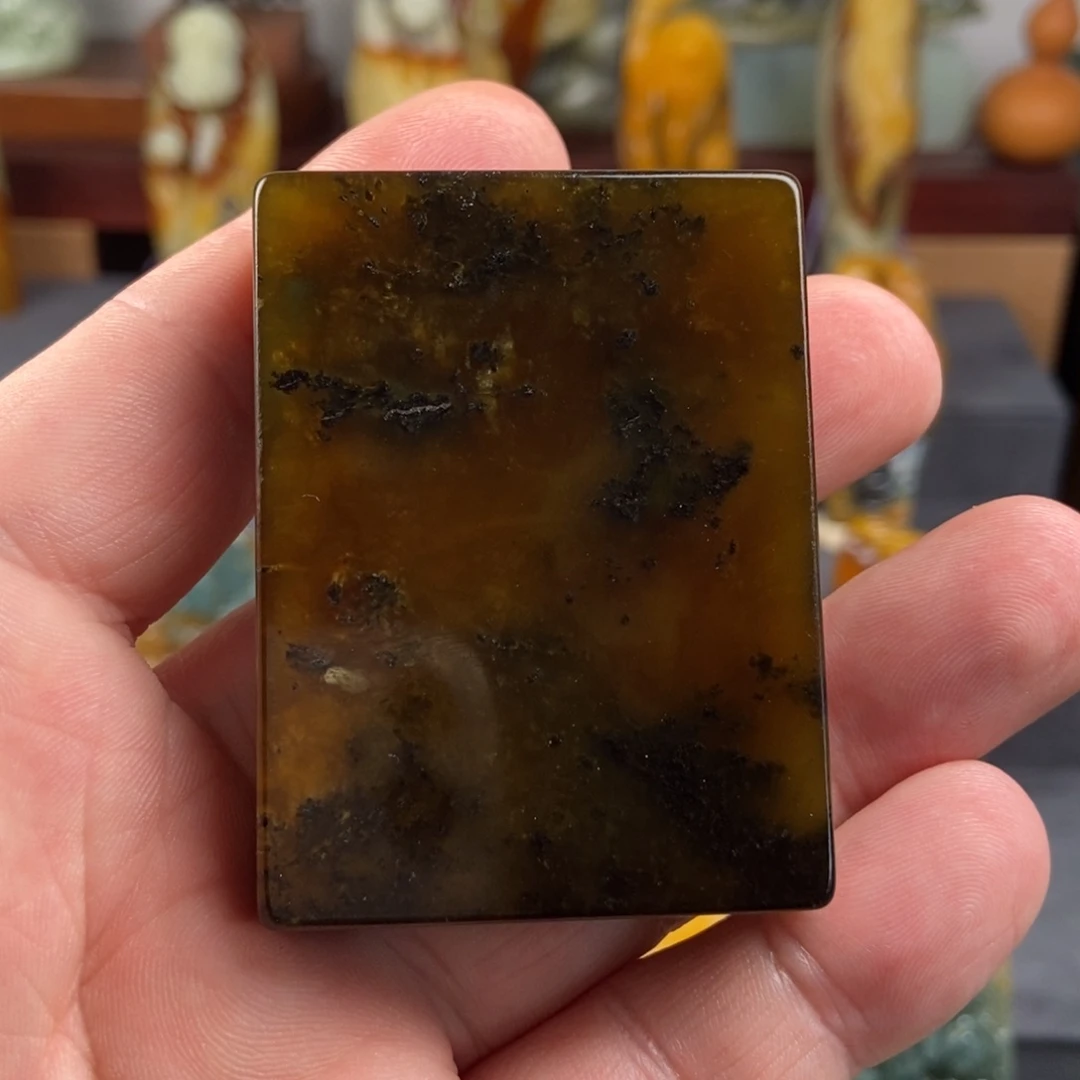 岫玉未镶嵌手把件