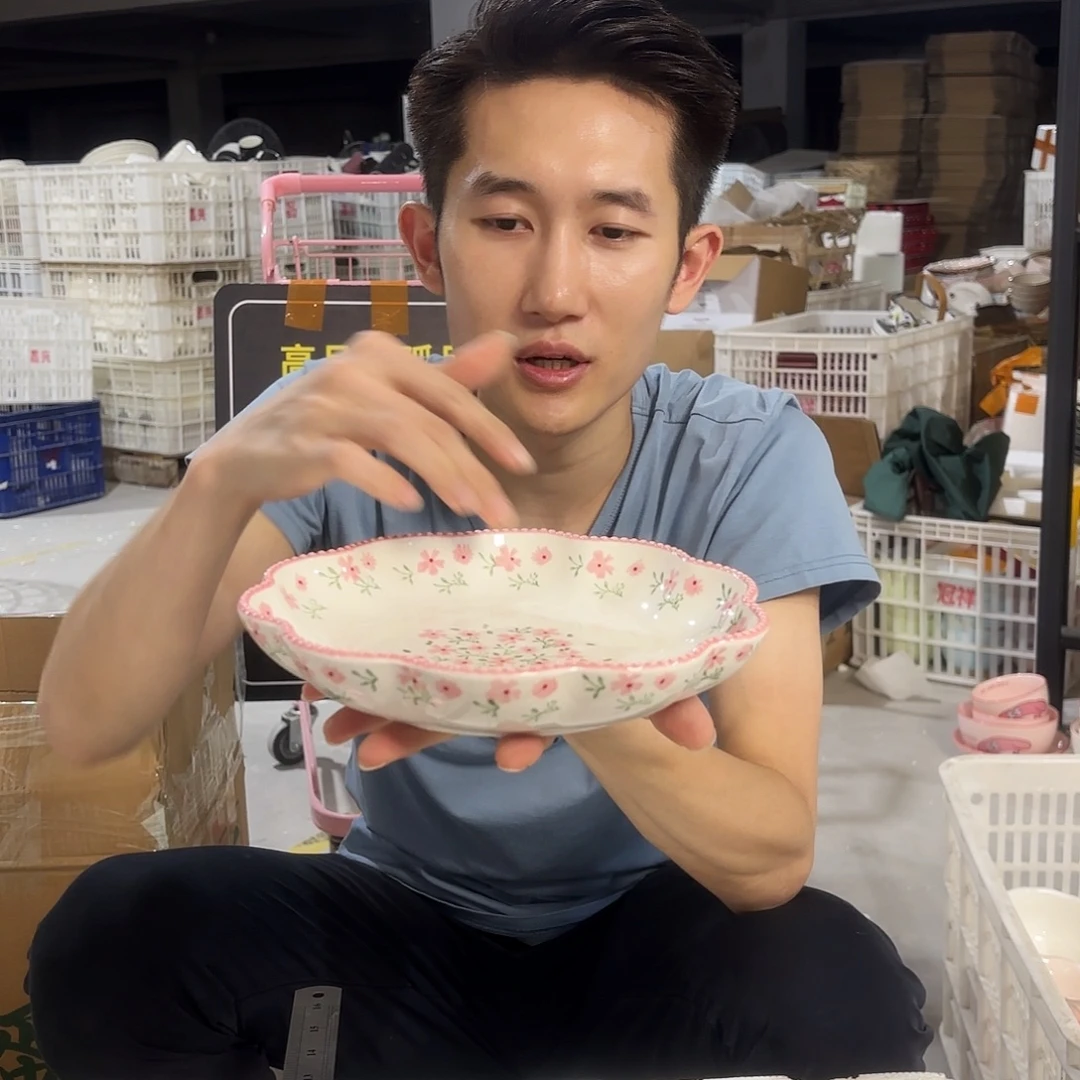 瓷微瑕陶瓷餐具釉下彩