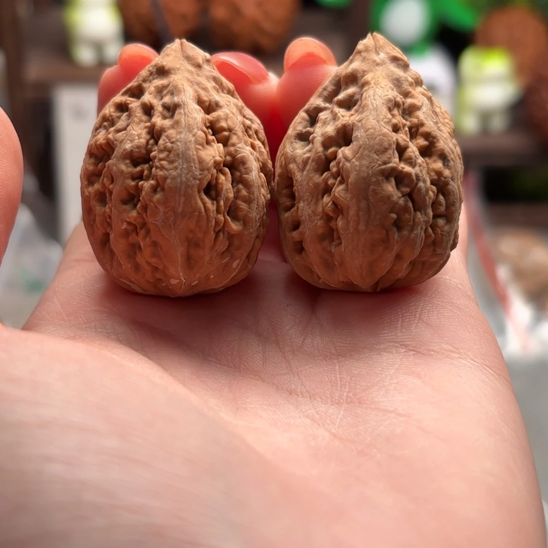 把件文玩核桃小蛙花皮82