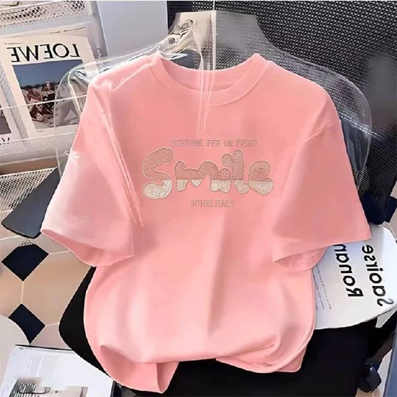 【宠粉福利】CS上新女款时尚休闲百搭夏季潮流春夏t恤圆领显瘦短