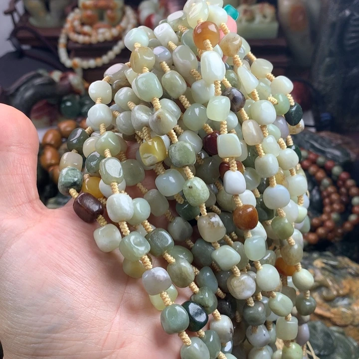 岫岩河磨玉（透闪石质玉）把件未镶嵌