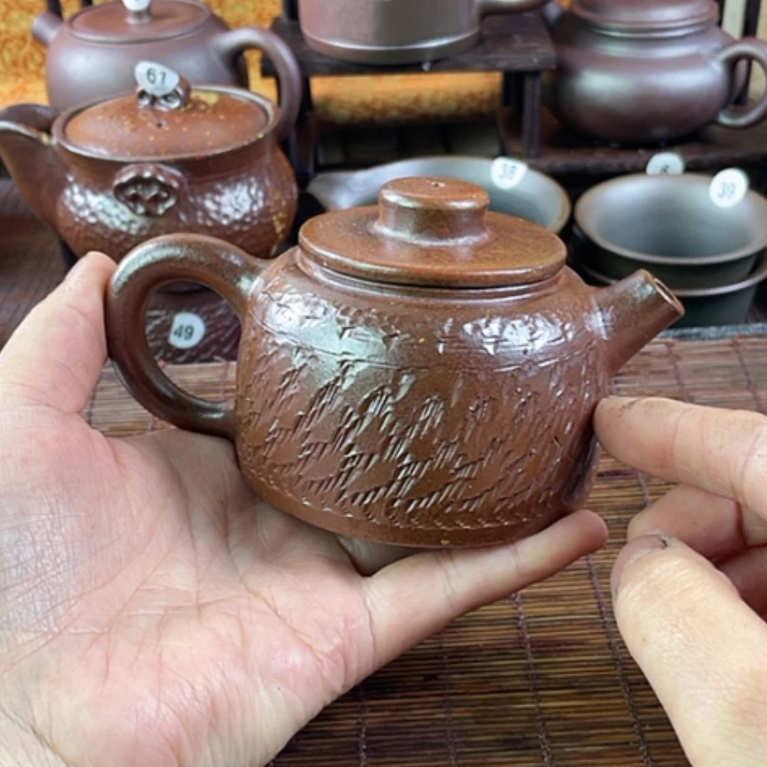 【闪购商品】h*h柴烧茶壶200毫升左右微瑕福利