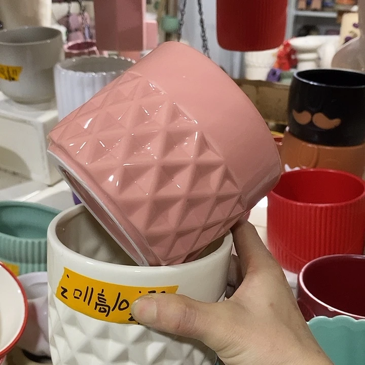 陶摆件陶盆有孔 瑕疵介意勿拍