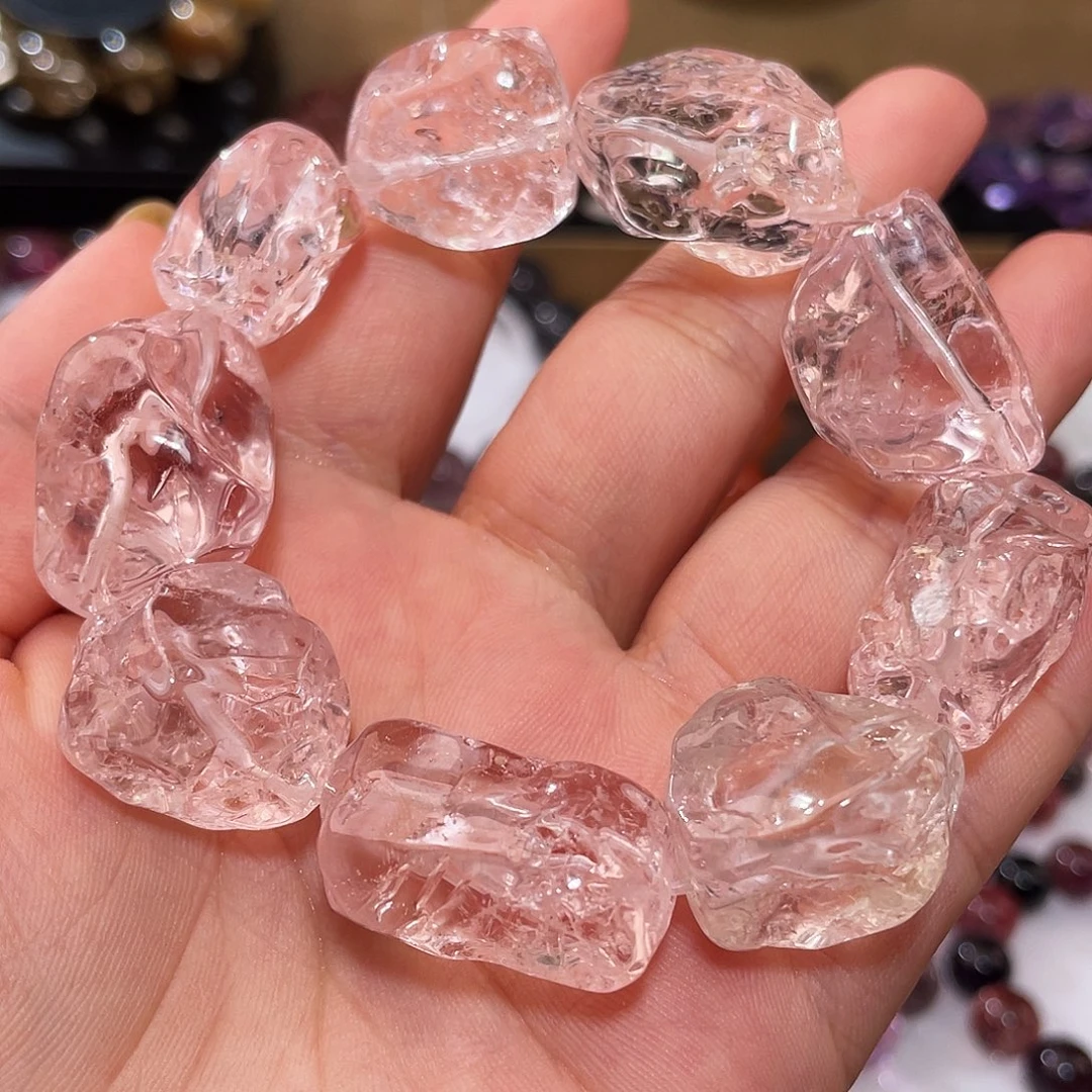 手链未镶嵌水晶摩根石随行
