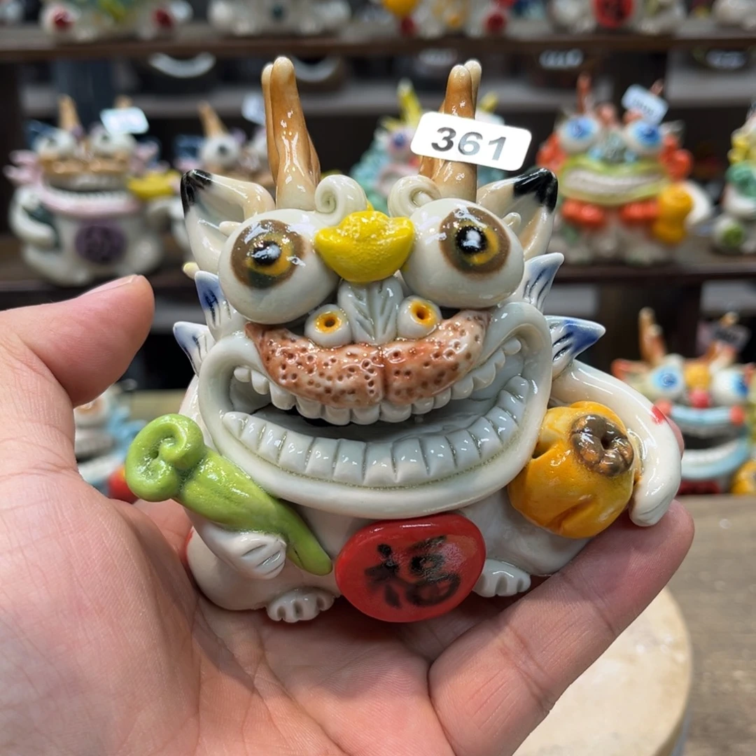 摆件纯手工抽象陶瓷摆件361