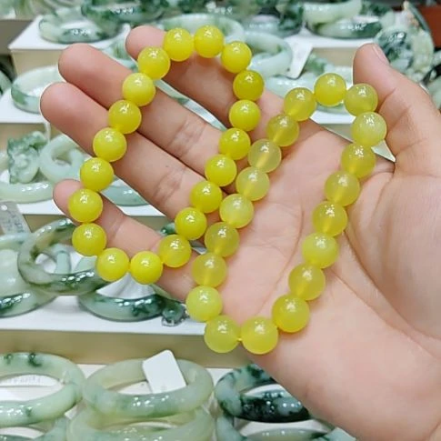 净****未镶嵌蛇纹石玉手链