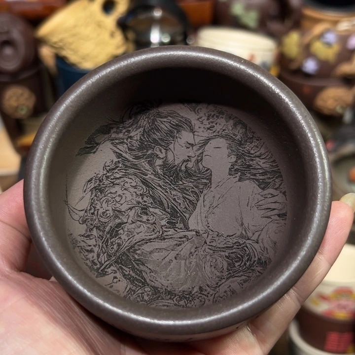 茶杯紫砂宜兴紫砂主人杯