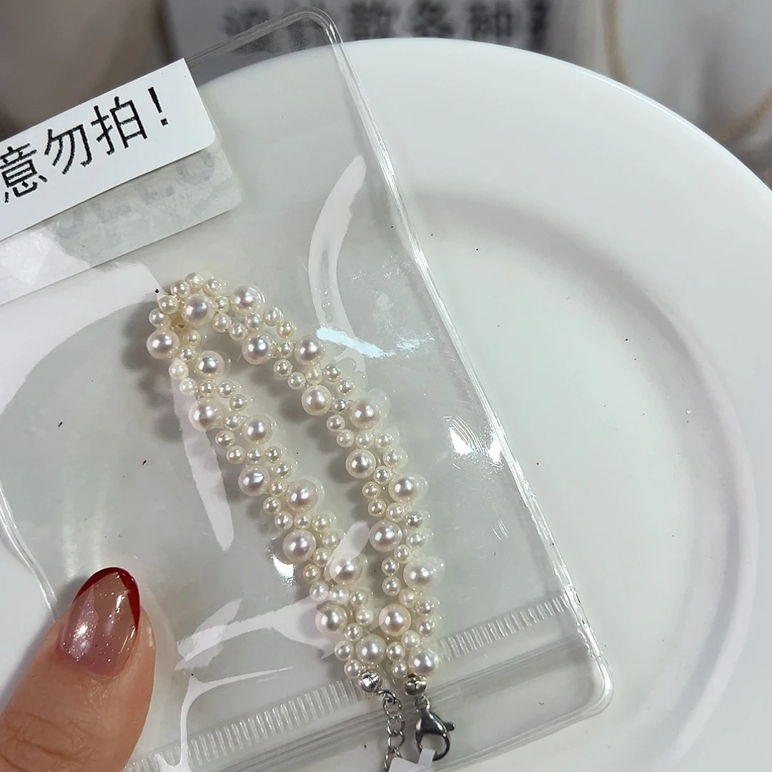 泡***胡淡水珍珠天然淡水珍珠钛钢