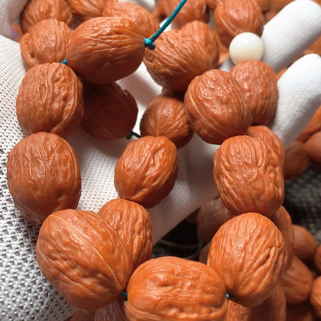 小***鱼手串文玩核桃大枣脖挂2条