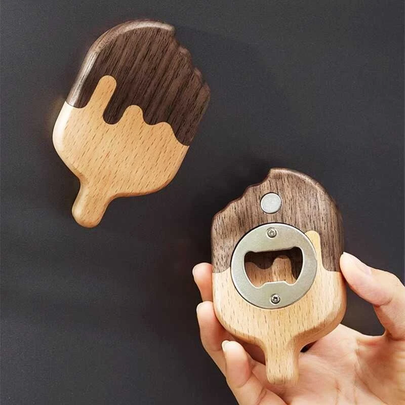雪糕啤酒开瓶器卡通开瓶器商用啤酒瓶起子启瓶器磁吸冰箱贴开瓶器