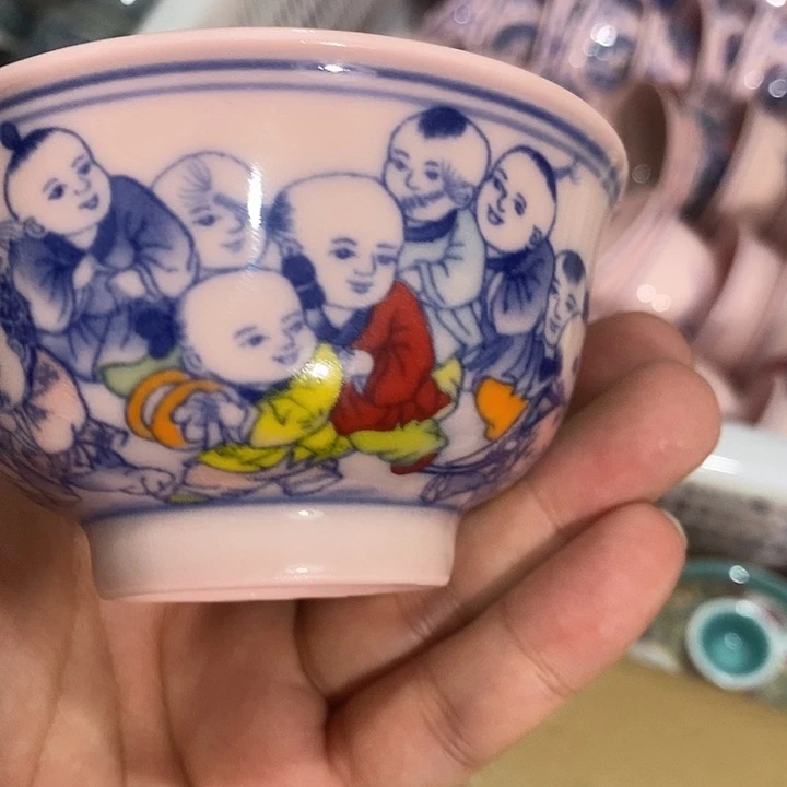 摆件景德镇陶瓷主人杯13445