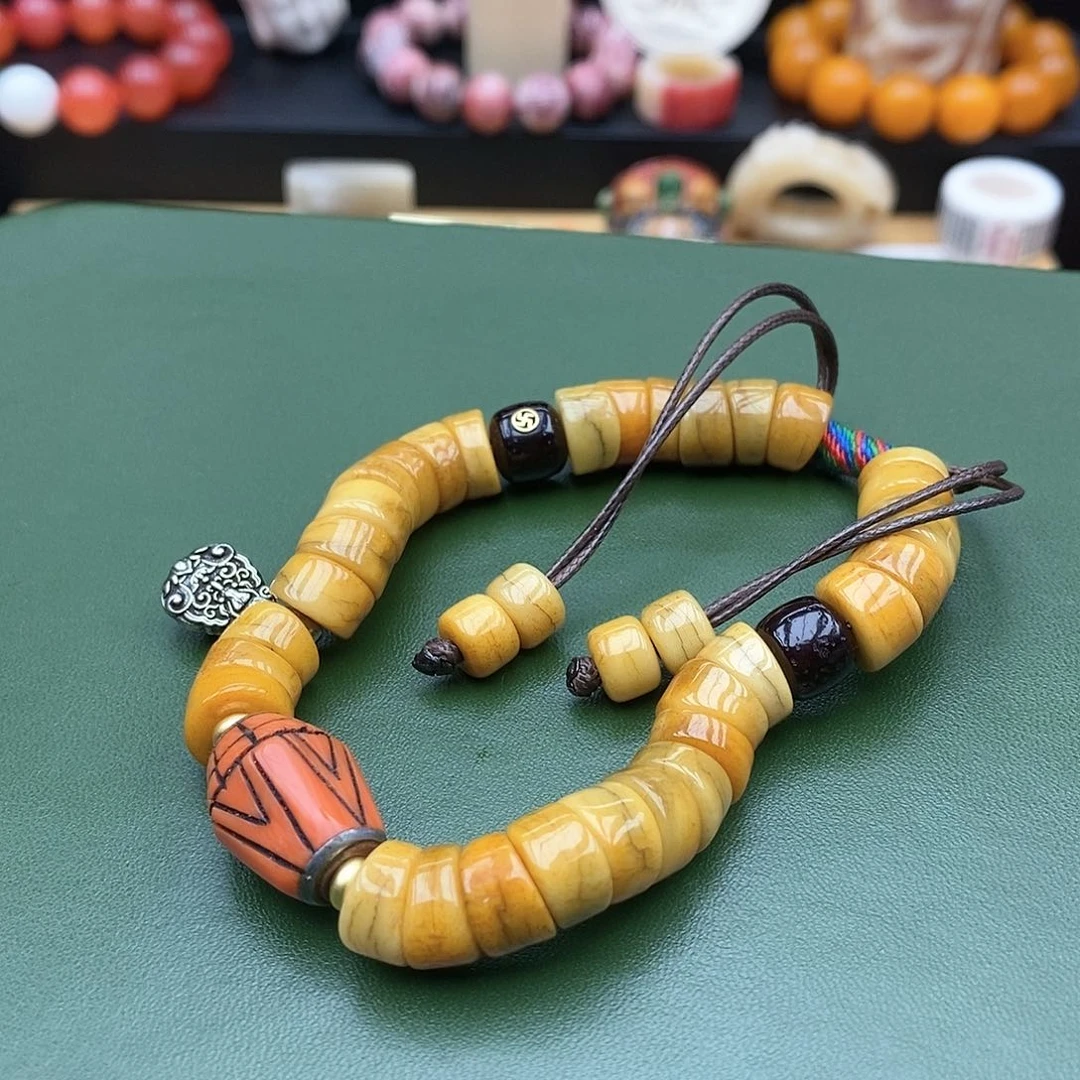 驼骨手串/手链12mm牦牛骨大肠