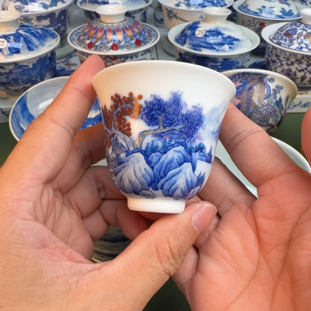 纯手工纯手绘茶具43