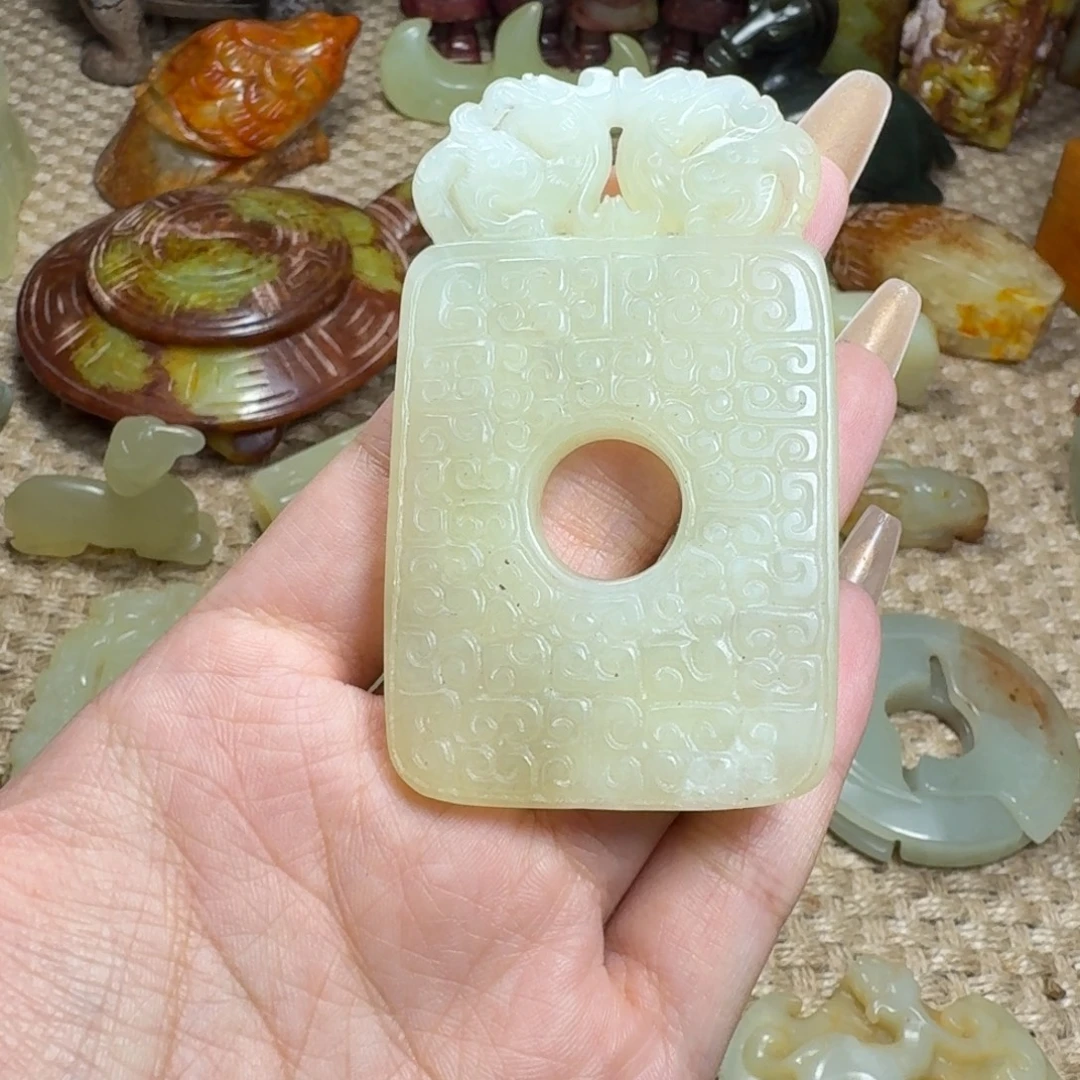 吊坠白玉菩提挂件