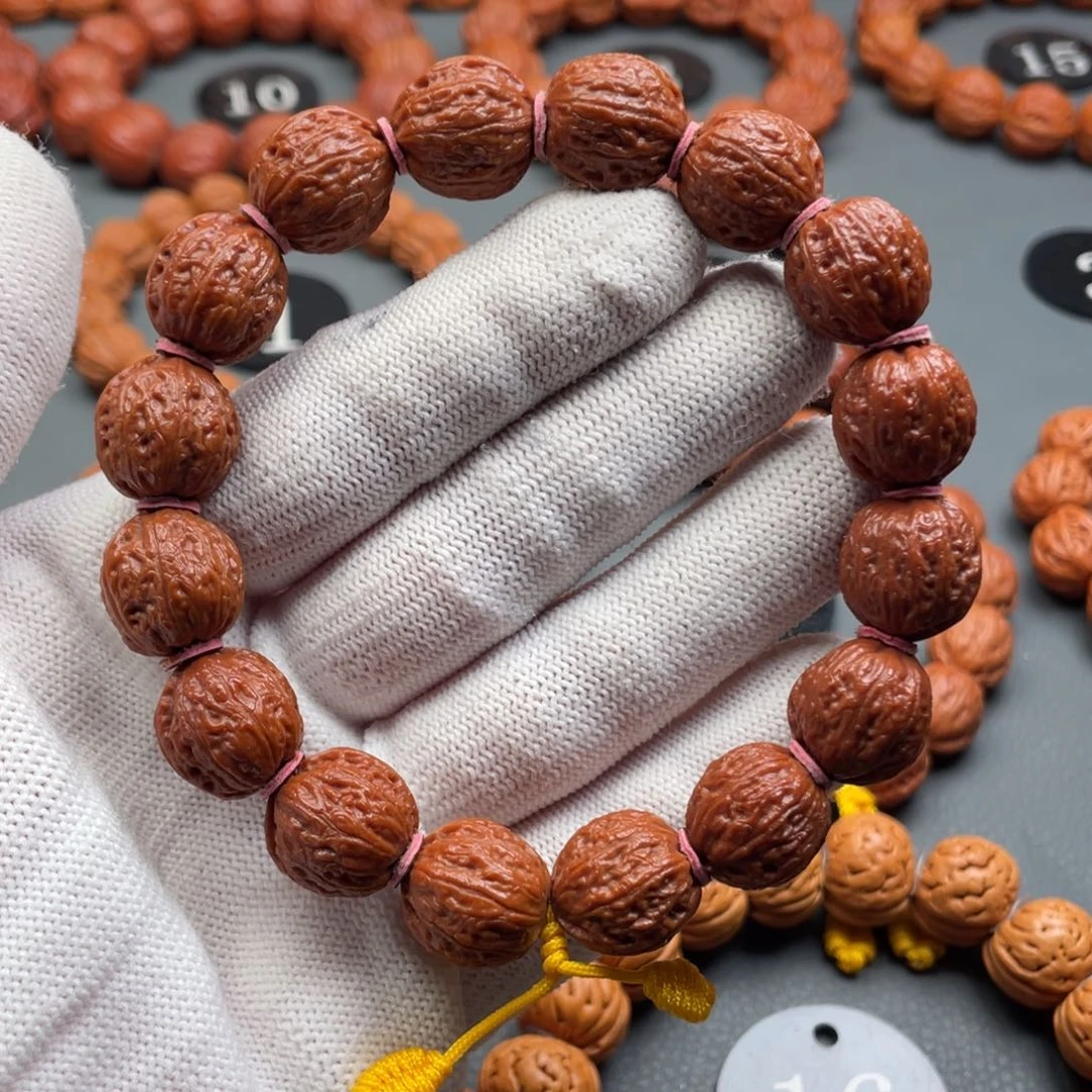 手串文玩核桃野生核桃小竖纹秋子手持