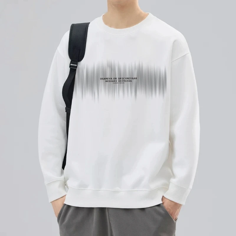 【网点】时尚休闲情侣潮流宽松舒适运动套头百搭圆领长袖卫衣2261