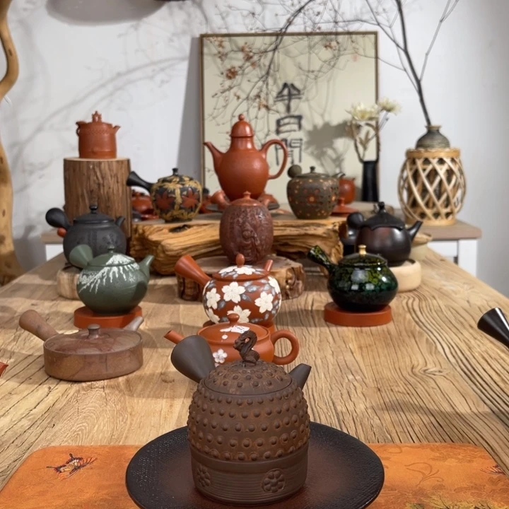 杜*圆常滑陶寿手作茶壶