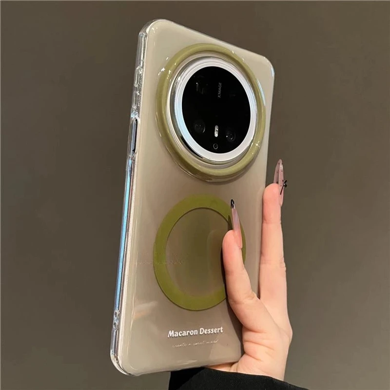 适用华为mate70pro+ins风墨绿晕染渐变手机壳mate60pro高级感p70