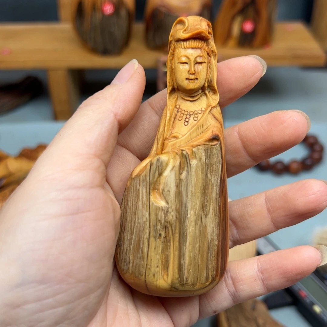 柏木崖柏木摆件手把件53