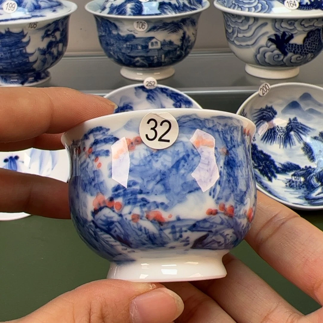 杯木木景德镇纯手绘茶具32