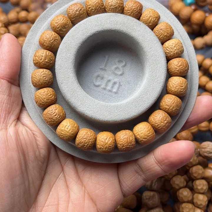 猴头核桃手串小****术微瑕