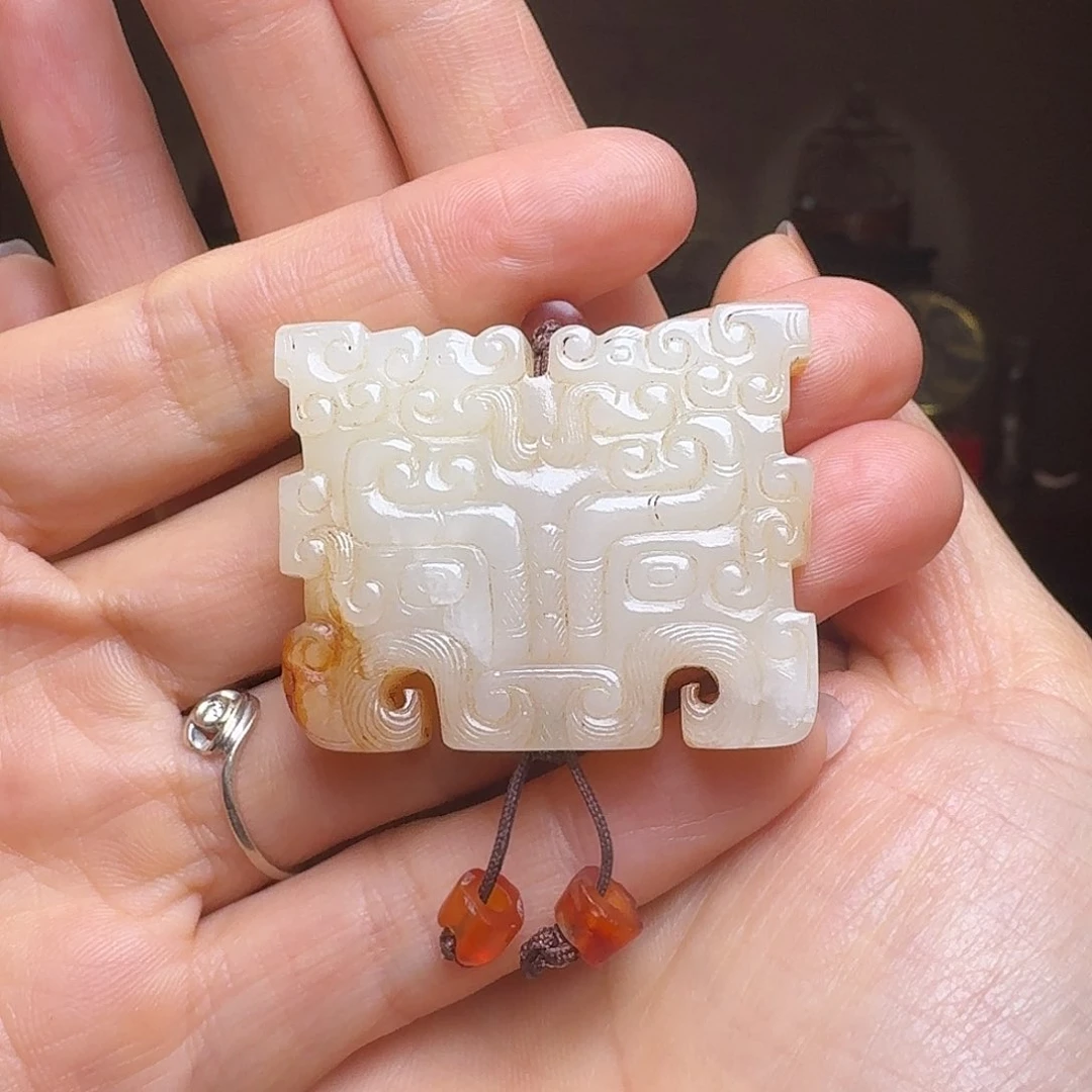 和田玉颈饰未镶嵌九*