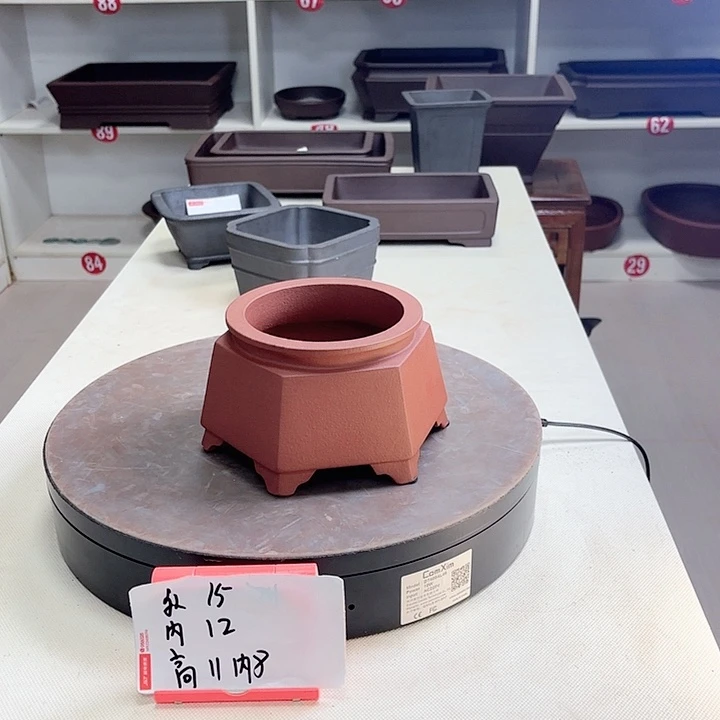 紫砂花盆小反斗盆