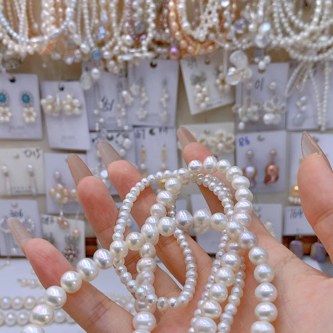 银S925镶嵌淡水珍珠发饰真**涯