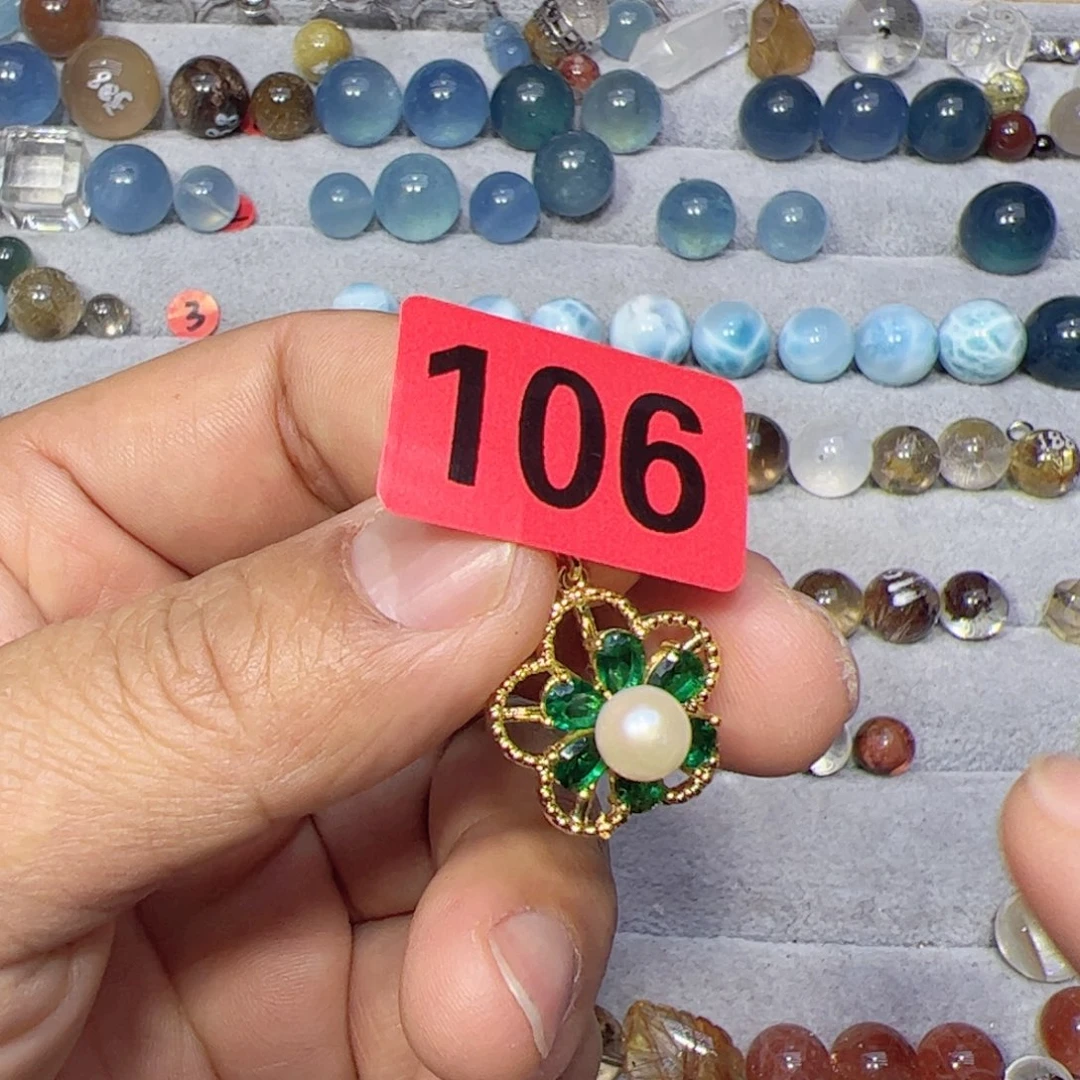 水晶颈饰未镶嵌天然