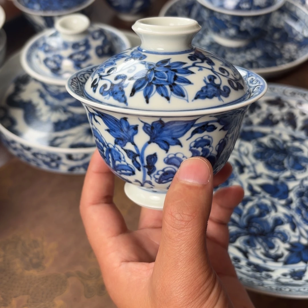 陶摆件景德镇手绘茶器