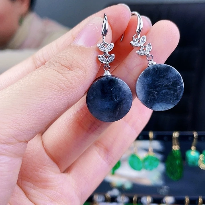 翡翠耳饰未镶嵌饰品