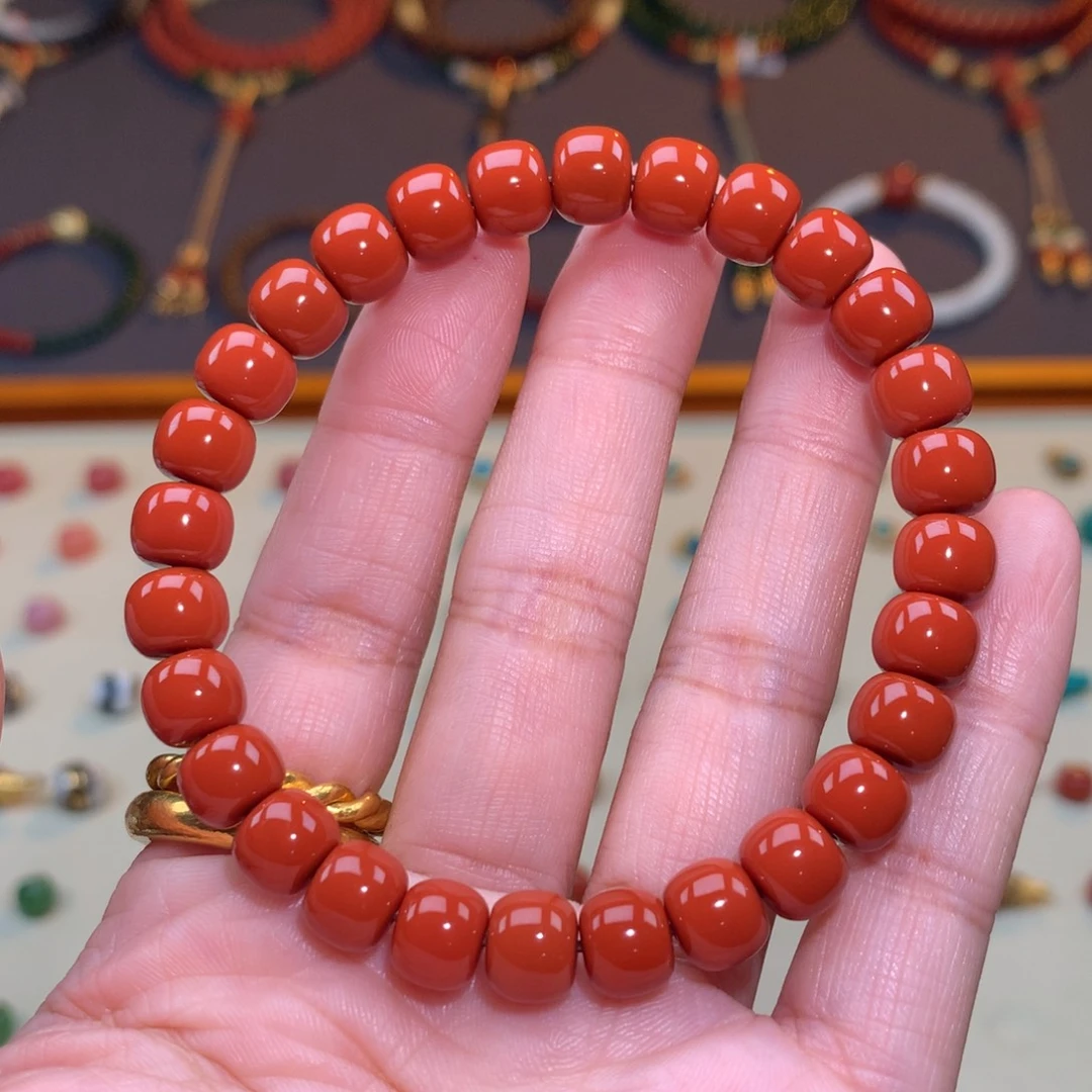 南红玛瑙未镶嵌颈饰