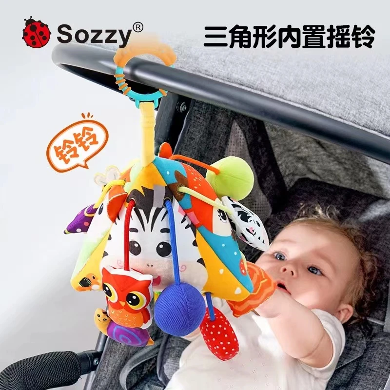 贝乐过款推车挂件床头铃挂件悬挂式坐车载摇铃玩具趣味多