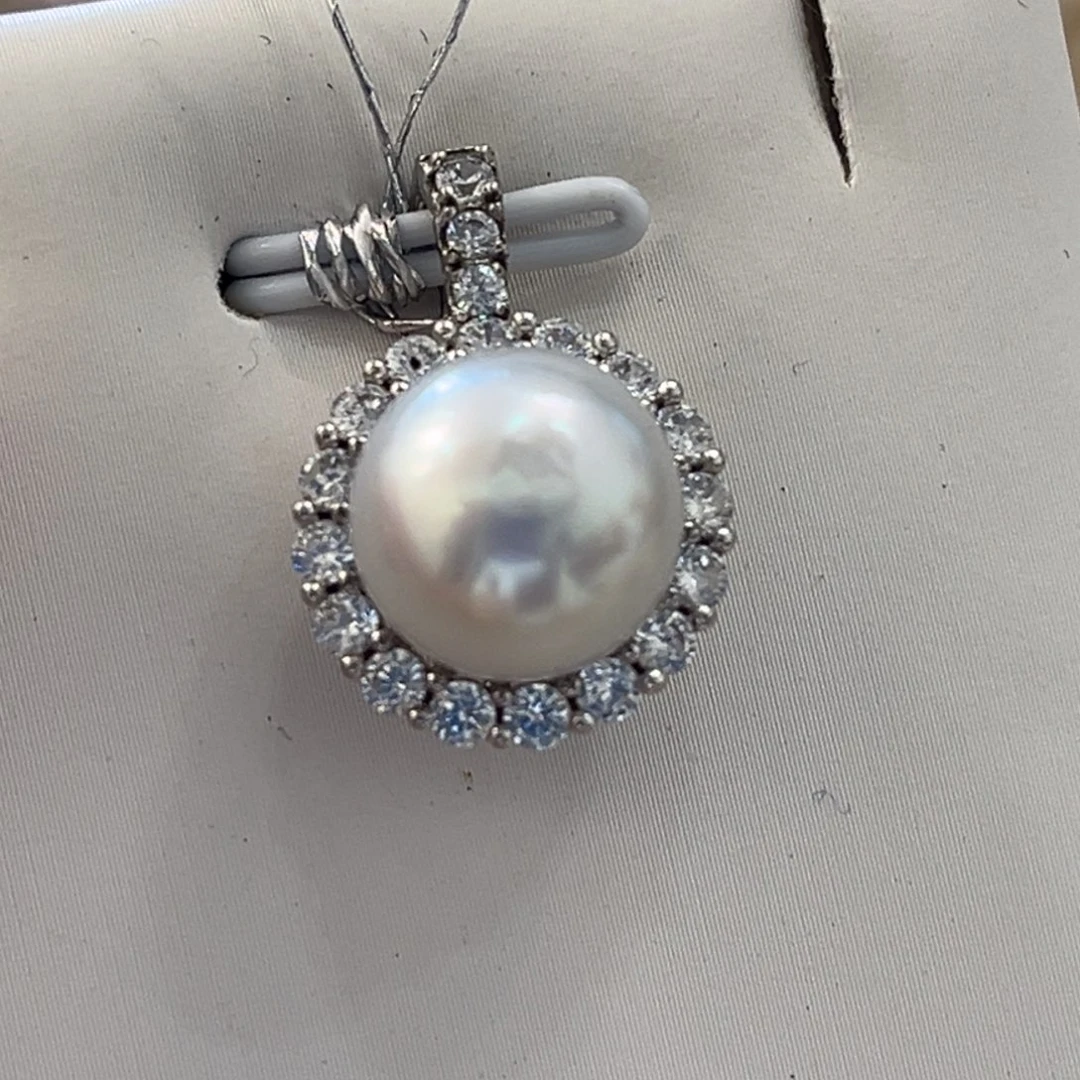 颈饰海水珍珠银S925镶嵌福利