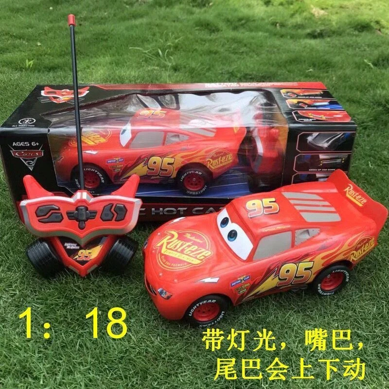 六一【屁屁翘翘嘴巴动动】闪电唛昆车充电版灯光转向漂移彩盒装