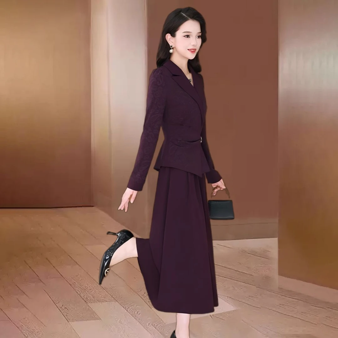 品牌小香风气质女神范职业套装女2025秋季新款减龄显瘦爆款两件套