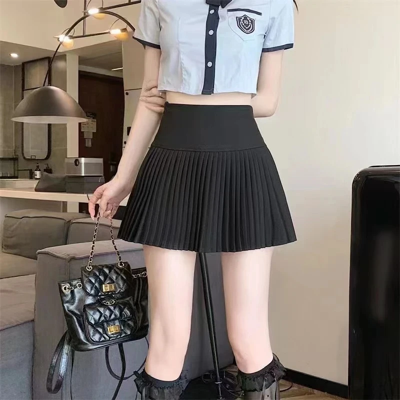 洛溪家 精选休闲百搭百褶裙