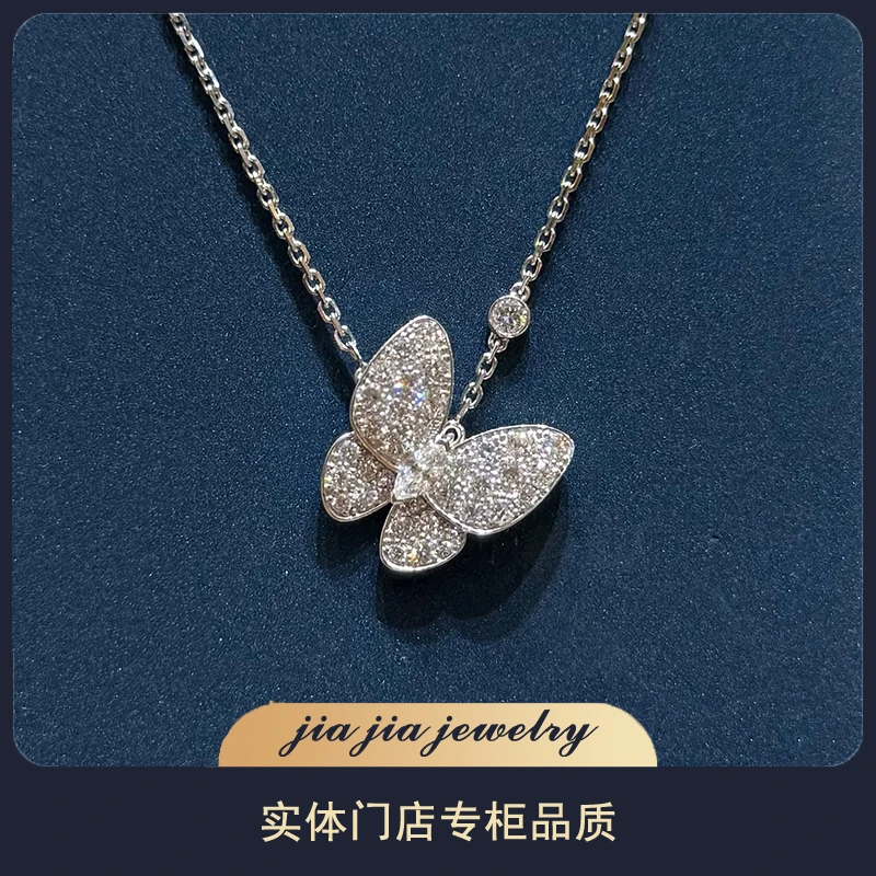 实验室培育钻石18k金培育钻石项链时尚精致