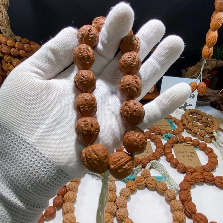 手串文玩核桃野生小核桃